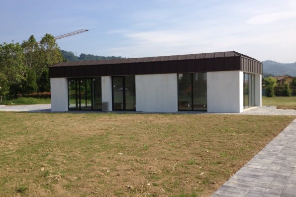 Mozzo/Porta Ovest: le prime immagini della casa comunale nel vigneto. « Mozzo News