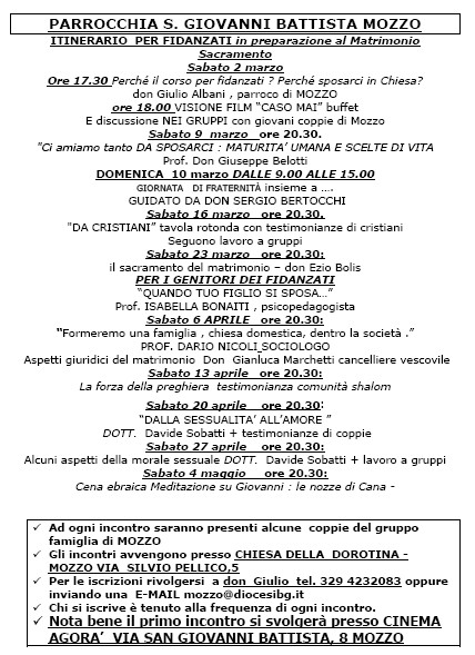 corso fidanzati 2013 mozzo