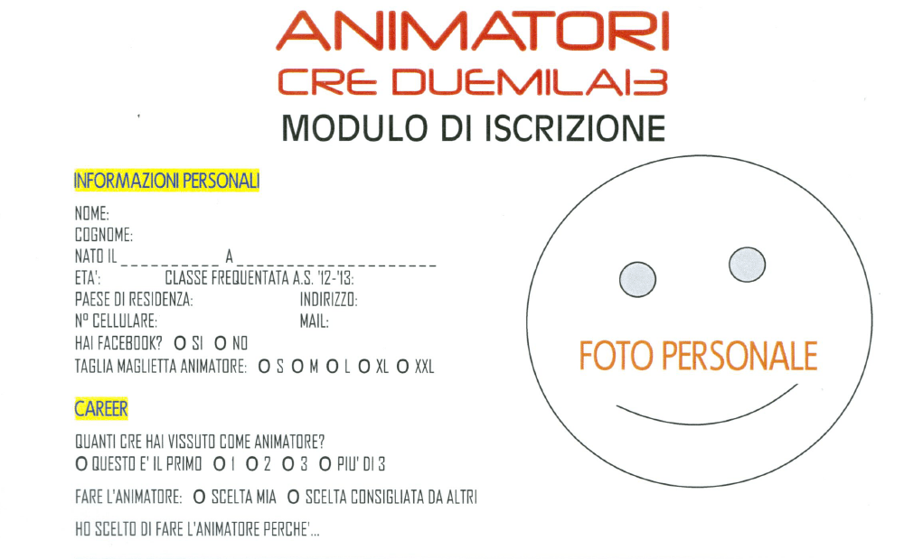 modulo cre 2013 mozzo