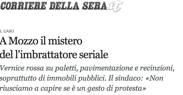 mozzo macchiatore seriale