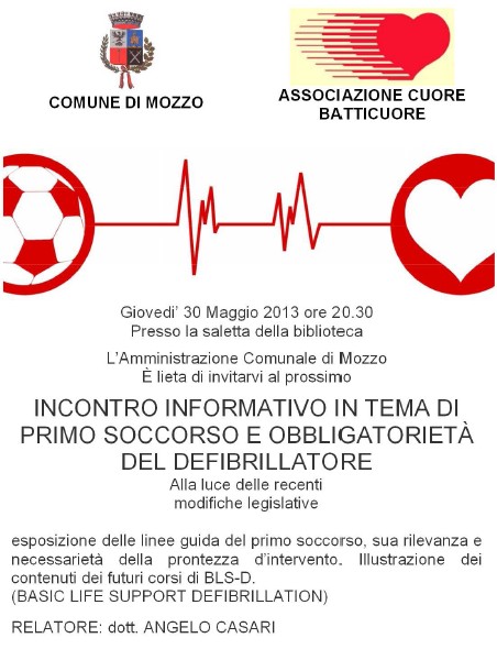 defibrillatore mozzo